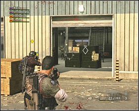 Gdy wszyscy zginą przejdź do budynku na wprost, oczekując kolejnego natarcia wrogów (część z nich będzie chciała zaatakować Cię od lewej flanki, wybiegając zza budynku) - Leviathan | Opis przejścia SOCOM Polskie Siły Specjalne - SOCOM: Polskie Siły Specjalne - poradnik do gry