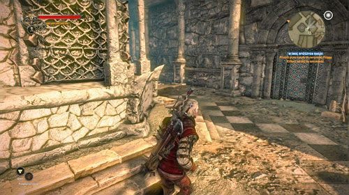 Wyjdź po zawalonej ścianie (M31, 13) na piętro budynku, a następnie rozpraw się z kilkoma harpiami (M31, 14) - W imię wyższych racji! | Akt 3 - zadania główne - Iorweth | Wiedźmin 2 - Wiedźmin 2: Zabójcy Królów - poradnik do gry