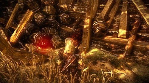 Tuż obok legowiska kejrana znajdziesz wrak statku (nie sposób go nie zauważyć) (M8, 13) - Rzeka tajemnic | Zadania cykliczne w Wiedźmin 2 Zabójcy Królów - Wiedźmin 2: Zabójcy Królów - poradnik do gry