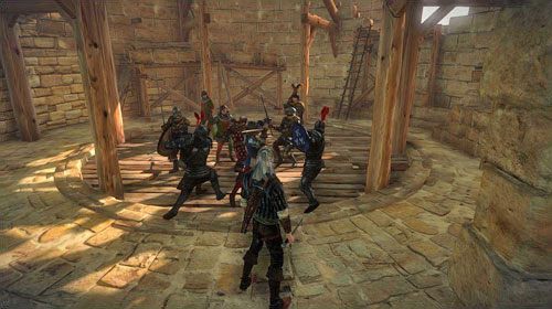 Po wykonaniu zadania i zlikwidowaniu barykady dołączysz do Króla Foltesta na wieży (M2, 3) - Na pierwszej linii | Prolog - zadania główne w Wiedźmin 2 Zabójcy Królów - Wiedźmin 2: Zabójcy Królów - poradnik do gry