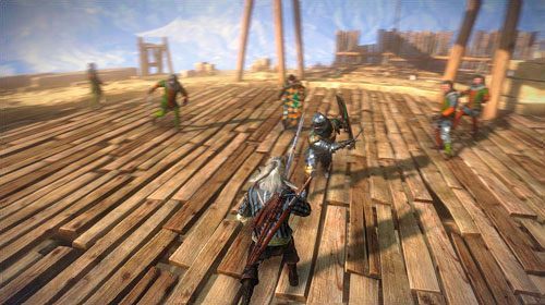 Do walki możesz przystąpić na kilka sposobów - Na pierwszej linii | Prolog - zadania główne w Wiedźmin 2 Zabójcy Królów - Wiedźmin 2: Zabójcy Królów - poradnik do gry