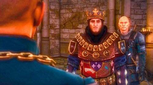 Misja rozpoczyna się od krótkiego filmu, na którym Foltest będzie wypytywał o swoje dzieci - Krew z krwi | Prolog - zadania główne w Wiedźmin 2 Zabójcy Królów - Wiedźmin 2: Zabójcy Królów - poradnik do gry