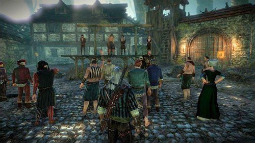 W momencie, gdy dotrzesz do miasta zaczepi Cię strażnik - Z woli boskiej i katowskiej | Akt 1 - zadania główne w Wiedźmin 2 Zabójcy Królów - Wiedźmin 2: Zabójcy Królów - poradnik do gry