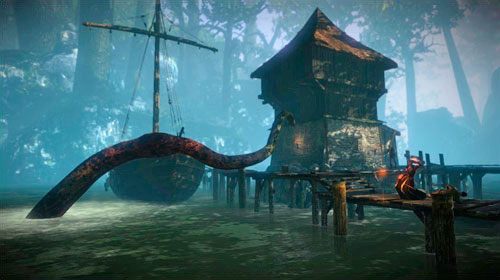 Kiedy tylko zakończysz rozmowę w tawernie ze swoimi towarzyszami, w pewnym momencie wbiegnie chłop oznajmiający o ponownym ataku bestii - Kejran (kroki 1 - 4) | Akt 1 - zadania główne w Wiedźmin 2 Zabójcy Królów - Wiedźmin 2: Zabójcy Królów - poradnik do gry