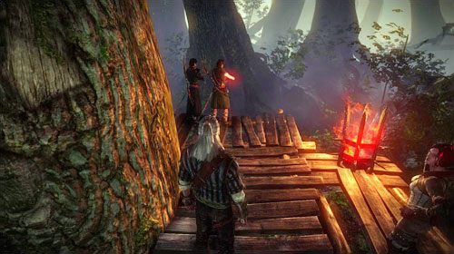 Tuż po przejściu przez bramę miasta natkniesz się na Triss, będzie chciała odwieść Cię od pomysłu walki z kejranem - Kejran (kroki 1 - 4) | Akt 1 - zadania główne w Wiedźmin 2 Zabójcy Królów - Wiedźmin 2: Zabójcy Królów - poradnik do gry