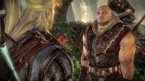 Gdy przystąpisz do rozmowy z Letho, niezależnie jak ją poprowadzisz skończy się na upadku do elfickiej łaźni (niestety na wspólną kąpiel z królobójcą nie będzie czasu) - Zabójcy królów (kroki 7 - 8) | Akt 1 - zadania główne w Wiedźmin 2 - Wiedźmin 2: Zabójcy Królów - poradnik do gry