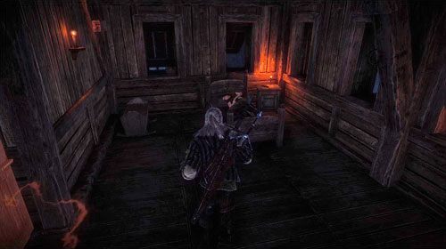 Rozwiąż Ves (prawy przycisk myszy), a następnie wejdź do pomieszczenia obok - Śmierć zdrajcy! | Akt 1 - zadania główne w Wiedźmin 2 Zabójcy Królów - Wiedźmin 2: Zabójcy Królów - poradnik do gry