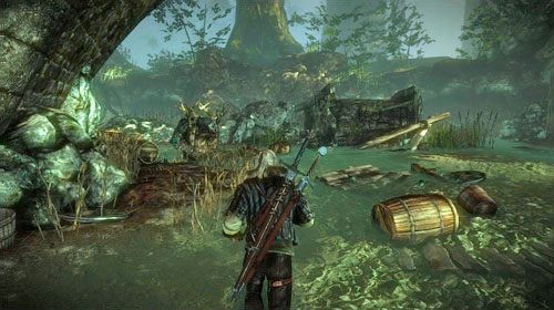 Jeśli postanowisz zabić trolla, zejdź po półkach skalnych na rzekę - zauważysz siedzącego pod mostem potwora - Kłopoty z trollem (kroki 1 - 3) | Akt 1 - zadania poboczne w Wiedźmin 2 - Wiedźmin 2: Zabójcy Królów - poradnik do gry