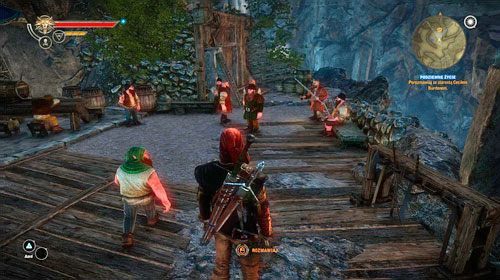 Udaj się na spotkanie z krasnoludami tuż pod kopalnię (M15, 9), kiedy tylko będziesz gotów zejść do niej - Podziemne życie | Akt 2 - Iorweth - zadania główne w Wiedźmin 2 - Wiedźmin 2: Zabójcy Królów - poradnik do gry