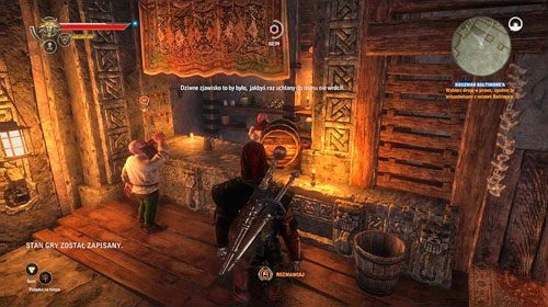 Udaj się do karczmy, gdzie tuż przy ladzie znajdziesz Mantasa Bitura (M15, 1) - Gdzie jest Triss Merigold? (kroki 1 - 7) | Akt 2 - Iorweth - zadania główne - Wiedźmin 2: Zabójcy Królów - poradnik do gry