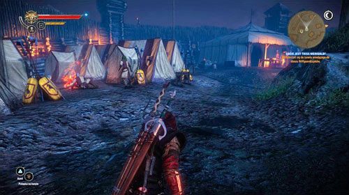 Znajdziesz się w obozie - Gdzie jest Triss Merigold? (kroki 8 - 10) | Akt 2 - Iorweth - zadania główne - Wiedźmin 2: Zabójcy Królów - poradnik do gry