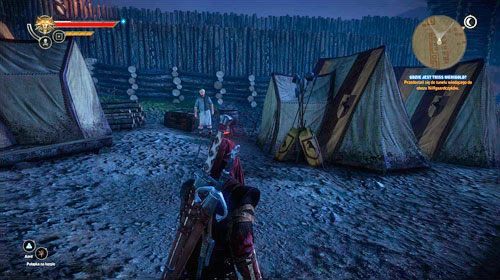 Idź dalej, uważaj na sikającego żołnierza - odczekaj chwilkę - Gdzie jest Triss Merigold? (kroki 8 - 10) | Akt 2 - Iorweth - zadania główne - Wiedźmin 2: Zabójcy Królów - poradnik do gry