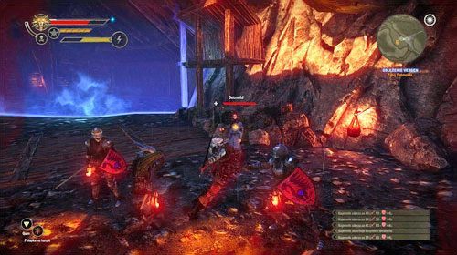 Dotrzesz w końcu do większej części jaskini, gdzie spotkasz się z Detmoldem (M22, 3) - Oblężenie Vergen | Akt 2 - Iorweth - zadania główne w Wiedźmin 2 Zabójcy Królów - Wiedźmin 2: Zabójcy Królów - poradnik do gry