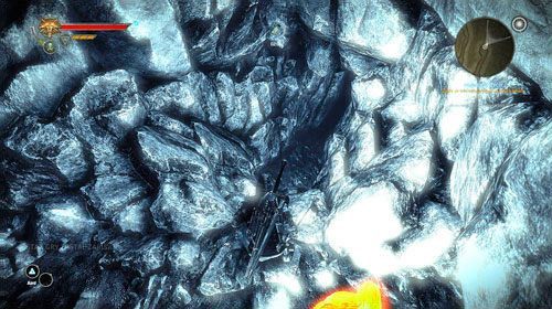 Kiedy tylko wejdziesz w jeden z korytarzy, zauważysz dziurę, z której prawdopodobnie wychodzą zgnilce - Hej, w kopalni praca wre | Akt 2 - Iorweth - zadania poboczne w Wiedźmin 2 - Wiedźmin 2: Zabójcy Królów - poradnik do gry