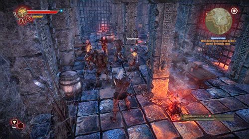 Wewnątrz natkniesz się na Visona - niestety rozmowa zakończy się w jeden sposób, będziesz musiał walczyć - Teoria spisku | Akt 2 - Roche - zadania główne w Wiedźmin 2 Zabójcy Królów - Wiedźmin 2: Zabójcy Królów - poradnik do gry