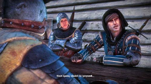 Przebudzisz się po trzech dniach, przeprowadzisz krótką rozmowę z Jaskrem, od którego dowiesz się o tajnym spotkaniu spiskowców w domku na klifie (M23, 2) - Teoria spisku | Akt 2 - Roche - zadania główne w Wiedźmin 2 Zabójcy Królów - Wiedźmin 2: Zabójcy Królów - poradnik do gry