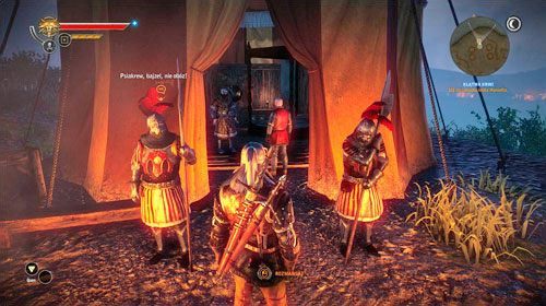 Czas odebrać nagrodę za zasługi - niestety król będzie miał gościa i straż nie zechce Cię wpuścić - Klątwa krwi (kroki 8 - 17) | Akt 2 - Roche - zadania główne w Wiedźmin 2 - Wiedźmin 2: Zabójcy Królów - poradnik do gry