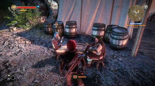 W Obozie Kaedwen znajdziesz kilka osób chętnych do gry w kości, jednak by móc zmierzyć się z kolejnymi, musisz wpierw pokonać dwóch żołnierzy: Goridera oraz Fragila - Pokerowa twarz- Obóz Kaedwen | Akt 2 - Roche - zadania poboczne w Wiedźmin 2 - Wiedźmin 2: Zabójcy Królów - poradnik do gry