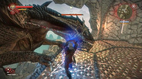 Chwilę później pojawi się smoczyca - Wejście smoka | Akt 3 - zadania główne - wspólne | Wiedźmin 2 Zabójcy Królów - Wiedźmin 2: Zabójcy Królów - poradnik do gry