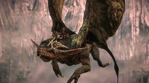 Gdy smok straci całe życie rozpocznie się sekwencja QTE (Quick Time Event) - tylko na wyższych poziomach trudności, musisz wpierw wskoczyć na smoczycę, a następnie nie dać się zrzucić podczas lotu na niej - Wejście smoka | Akt 3 - zadania główne - wspólne | Wiedźmin 2 Zabójcy Królów - Wiedźmin 2: Zabójcy Królów - poradnik do gry