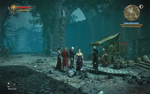 Podczas przechadzania się po Loc Miunne, na targowisku napotkasz na grupkę sprzeczających się ludzi - w tym również dwóch naukowców, których poznałeś we Flotsam - Tajemnice Loc Muinne (krok 1) | Akt 3 - zadania poboczne - Iorweth | Wiedźmin 2 - Wiedźmin 2: Zabójcy Królów - poradnik do gry