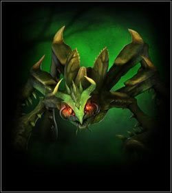 Przypominający ogromną modliszkę potwór niemal na pewno zalezie nam za skórę - nieprzygotowany gracz będzie z nim walczył raz za razem, ginąc po wielokroć - Merak; Orkus | Bossowie | Darkspore - Darkspore - poradnik do gry