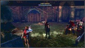 Podczas strzelaniny staramy się trafić jak największą grupę przeciwników za jednym strzałem [1] i pamiętamy o tym, że pociski trafiają z pewnym opóźnieniem - Upiorny Legion | Opis przejścia Fable 3 - Fable III - poradnik do gry