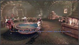 Gdy dotrzemy do zamku, oglądamy cut-scenkę [1], a następnie wracamy do kwatery głównej w Dzielnicy Fabrycznej Bowerstone [2] - Ruch oporu z Bowerstone | Opis przejścia Fable 3 - Fable III - poradnik do gry