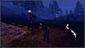 Teleportujemy się w odpowiednie miejsce i rozmawiamy ze stojąca przed mostem Laurą [1] - Wioska Brightwall | Zadania poboczne Fable 3 - Fable III - poradnik do gry