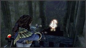 Idź do Ossuarium i biegnij cały czas prosto, aż znajdziesz się na placu z dużym drzewem po środku - Driftwood; Mourningwood | Gnomy w Fable 3 - Fable III - poradnik do gry