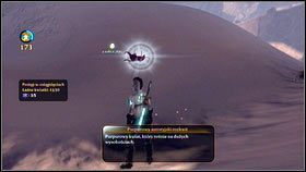 Ustaw się teraz twarzą w stronę łuku i idź na skos w lewo - Ruchome Piaski | Kwiaty z Aurory w Fable 3 - Fable III - poradnik do gry