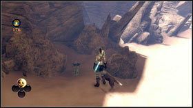 Pierwszy kwiat znajdziesz zaraz po teleportowaniu się do lokacji [1] - Ukryta ścieżka | Kwiaty z Aurory w Fable 3 - Fable III - poradnik do gry