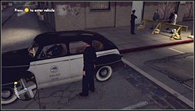 Jeżeli chcesz, możesz zgodnie z sugestią gry użyć notatnika do zaznaczenia kolejnego miejsca podróży - Case 1 - Upon Reflection | Główne śledztwa w LA Noire - L.A. Noire - poradnik do gry