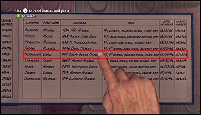 Zacznij od wciśnięcia przycisku A w celu otwarcia księgi - Case 1 - Upon Reflection | Główne śledztwa w LA Noire - L.A. Noire - poradnik do gry