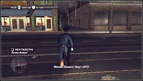 Etap ten rozpocznie się od rutynowego patrolu ulicy [Main Street] - Case 3 - Warrants Outstanding | Główne śledztwa w LA Noire - L.A. Noire - poradnik do gry