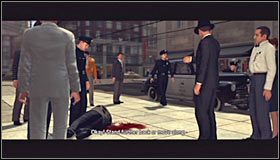 Etap ten rozpocznie się wraz z dotarciem do lokacji [Nunn Bush Shoes - 605 West Seventh Street], czyli miejsca, w którym słyszane były wystrzały - Case 4 - Buyer Beware (1) | Główne śledztwa w LA Noire - L.A. Noire - poradnik do gry