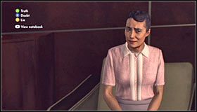 Wybierz ostatnie pytanie z listy, czyli Details of shooting (Szczegóły strzelaniny) #1 - Case 4 - Buyer Beware (1) | Główne śledztwa w LA Noire - L.A. Noire - poradnik do gry