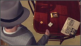 Na początek proponuję udać się do jadalni, która zlokalizowana jest na prawo od głównego wejścia - Case 5 - The Drivers Seat (2) | Główne śledztwa w LA Noire - L.A. Noire - poradnik do gry