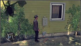 Możesz już skierować się na zewnątrz i najlepiej jest skorzystać z głównego wyjścia z domu #1 - Case 5 - The Drivers Seat (2) | Główne śledztwa w LA Noire - L.A. Noire - poradnik do gry