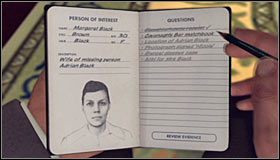 Powróć do mieszkania i wejdź ponownie do pomieszczenia gościnnego celem rozpoczęcia przesłuchania Margaret Black - Case 5 - The Drivers Seat (2) | Główne śledztwa w LA Noire - L.A. Noire - poradnik do gry