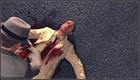 Wciśnij przycisk A stojąc w dalszym ciągu przy ciele celem przystąpienia do jego inspekcji - Case 6 - A Marriage Made in Heaven (1) | Główne śledztwa w LA Noire - L.A. Noire - poradnik do gry