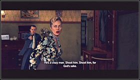 Opuść kostnicę, wsiądź do radiowozu i ponownie wybierz się do lokacji [Pattison Residence - 182 North Hope Street] - Case 6 - A Marriage Made in Heaven (2) | Główne śledztwa w LA Noire - L.A. Noire - poradnik do gry