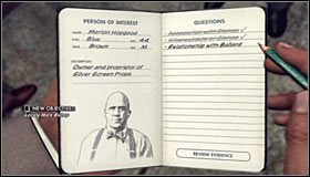 Drugie pytanie to Whereabouts of Bishop (Miejsce pobytu Bishopa) #1 - Case 7 - A Fallen Idol (2) | Główne śledztwa w LA Noire - L.A. Noire - poradnik do gry