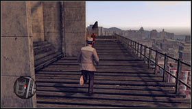 Cały czas biegnij za Bishopem, ignorując fakt, że główny bohater po drodze wyjmie z kabury swoją broń #1 - Case 7 - A Fallen Idol (3) | Główne śledztwa w LA Noire - L.A. Noire - poradnik do gry