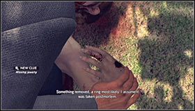 Teraz zbadaj lewą rękę kobiety #1 - Case 8 - The Red Lipstick Murder (1) | Główne śledztwa w LA Noire - L.A. Noire - poradnik do gry