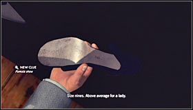 Zbadaj słabo oświetlony narożnik pomieszczenia, a odnajdziesz kobiecą szpilkę #1 - Case 8 - The Red Lipstick Murder (2) | Główne śledztwa w LA Noire - L.A. Noire - poradnik do gry