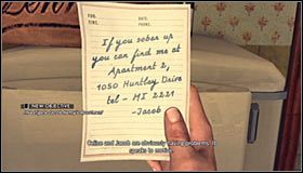 Dokonaj przybliżenia obrazu na lodówce, a znajdziesz na niej karteczkę #1 - Case 8 - The Red Lipstick Murder (2) | Główne śledztwa w LA Noire - L.A. Noire - poradnik do gry