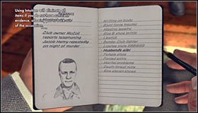 Pierwsze pytanie to Movements of victim (Miejsca odwiedzane przez ofiarę) #1 - Case 8 - The Red Lipstick Murder (2) | Główne śledztwa w LA Noire - L.A. Noire - poradnik do gry