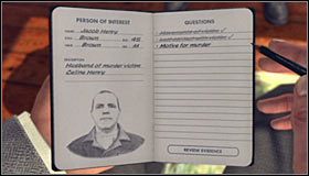 Drugie pytanie to Last contact with victim (Ostatni kontakt z ofiarą) #1 - Case 8 - The Red Lipstick Murder (2) | Główne śledztwa w LA Noire - L.A. Noire - poradnik do gry