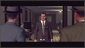 W pierwszej kolejności warto zająć się zadaniem przesłuchania Jacoba, tak więc zaplanuj z pomocą notatnika podróż do lokacji [Central Police Station - Corner First and Hill] #1 - Case 8 - The Red Lipstick Murder (3) | Główne śledztwa w LA Noire - L.A. Noire - poradnik do gry